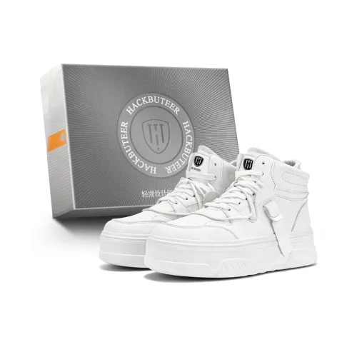 HACKBUTEER High Top Skateboard Shoes Men's Box