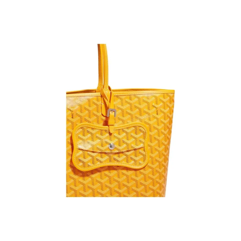 GOYARD Chien Gris Canvas With Leather Pet Bag Merch Unisex Yellow-2