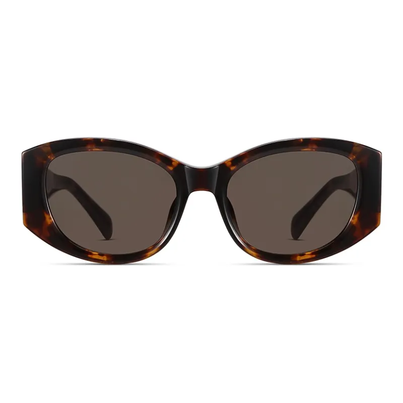VEGOOS Plate Frame Irregular Shape Sunglasses Unisex-6