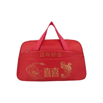 ALOENEY Oxford Travel Bag Unisex Red