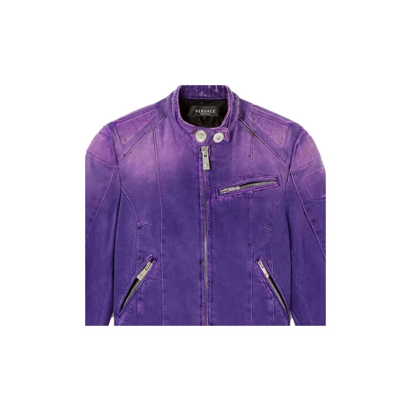 VERSACE Jackets Women's Purple-3