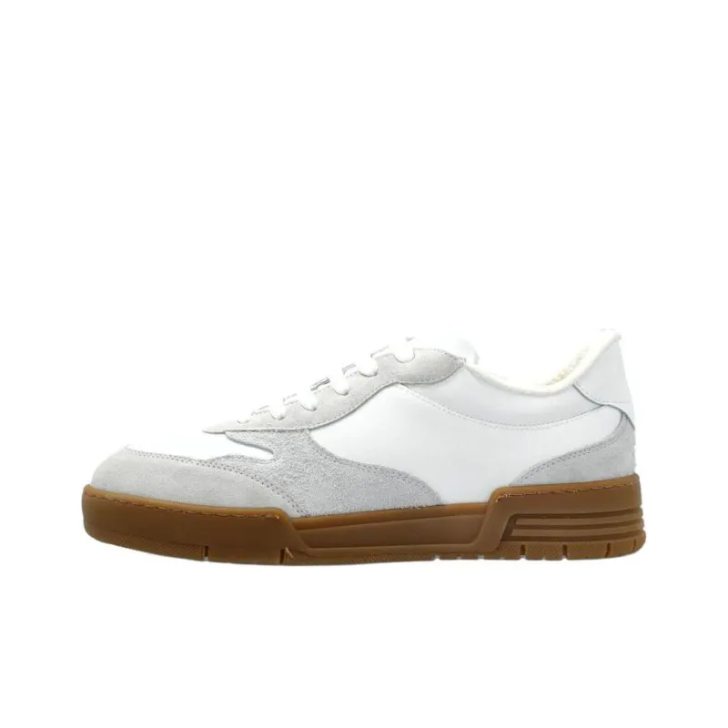 MOSCHINO Logo Embossed Lace Up Sneakers-0