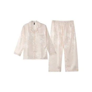 XIAFENYAN Pajama Set Women's Apricot