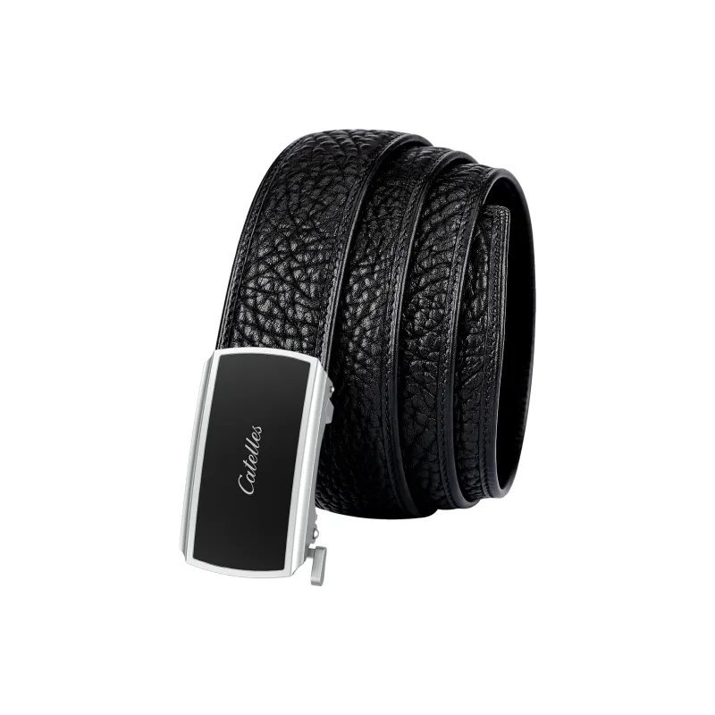 CATELLES Top Grain Cow Leather Leather Belts Men's 3.5cm-2