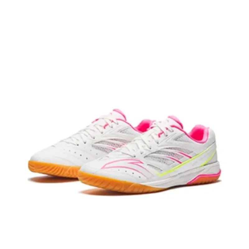 Anta Cushioned Slip-Resistant Coverage Low-Top Training Shoes Men's White Pink-1