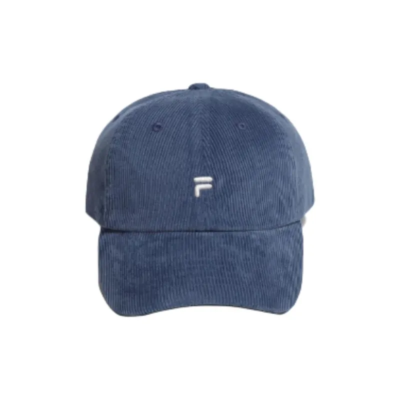 FILA Corduroy Baseball Caps Unisex Blue-4