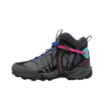 Nike Air Zoom Tallac Lite Og Anti-Slip Wear-Resistant High-Top Vintage Basketball Shoes Men's Gray Pink Blue