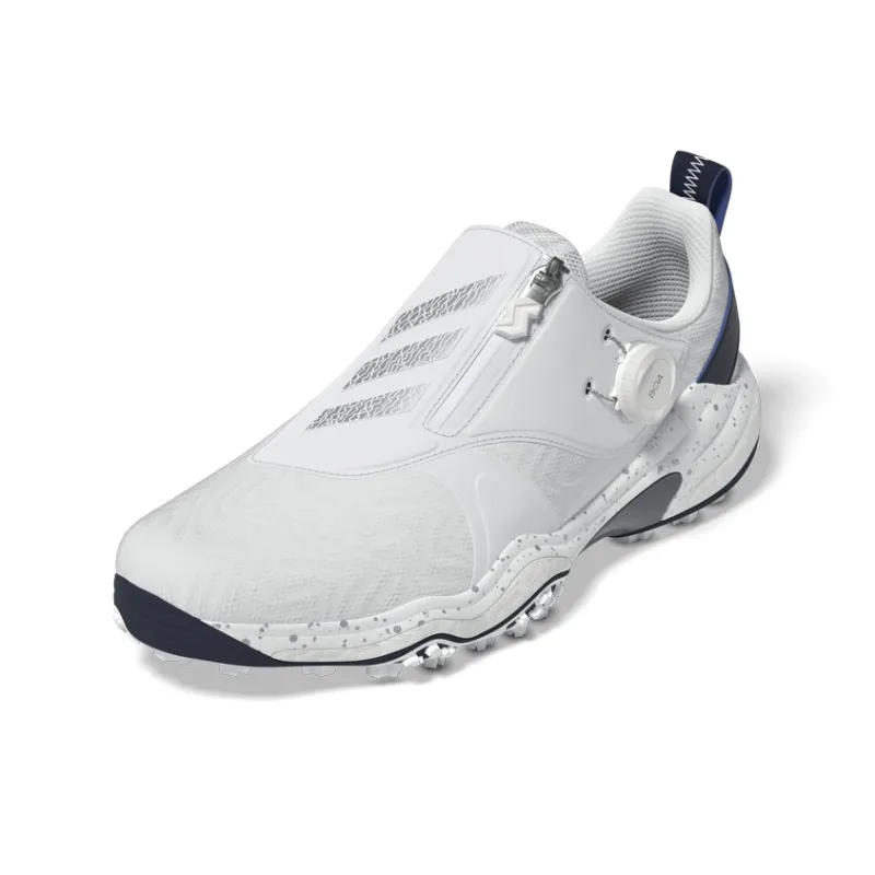 Adidas Codechaos Boa 25 Spikeless Golf Cloud White Silver Metallic Collegiate Navy-2