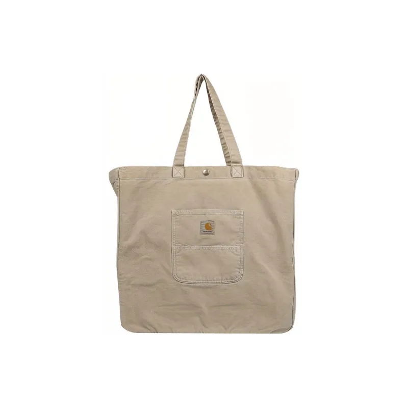 Carhartt Polyester Tote Bag Shopping Bag Handbag Unisex Brown-0