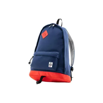 CHUMS Cotton With Polyester Backpack Regular Unisex Blue & Red
