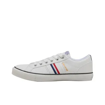 Converse Anti Slip Wear Resistant Low Top Skateboard Shoes Unisex White
