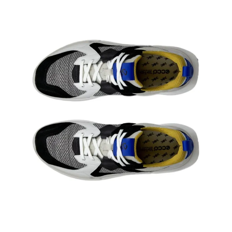 Ecco Biom 2.2 Low Top Casual Shoes Men's White Black-4
