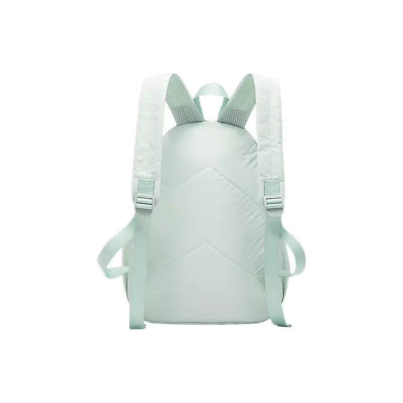 Anta Washable Fabric Patchwork With PU Backpack Medium Size Unisex Mint-2