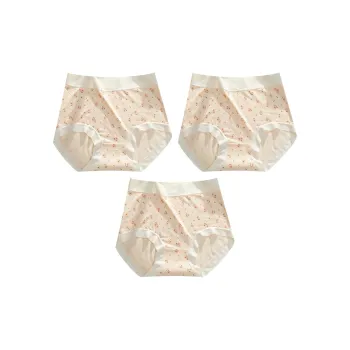 MADALLO Underpants Women's 1 Pack Sky Blue Floral