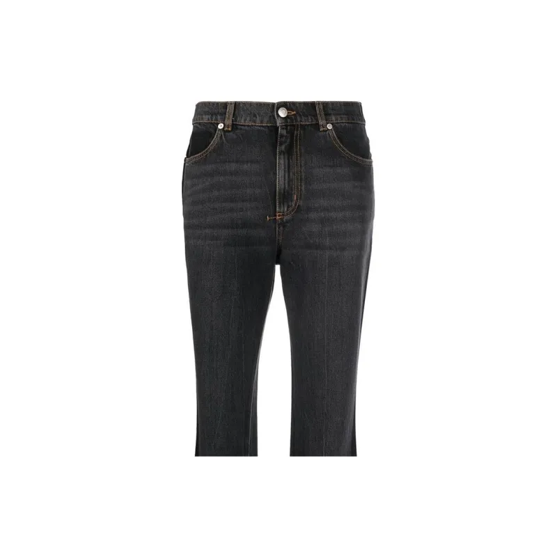 Alexander McQueen Flared Denim Jeans-4