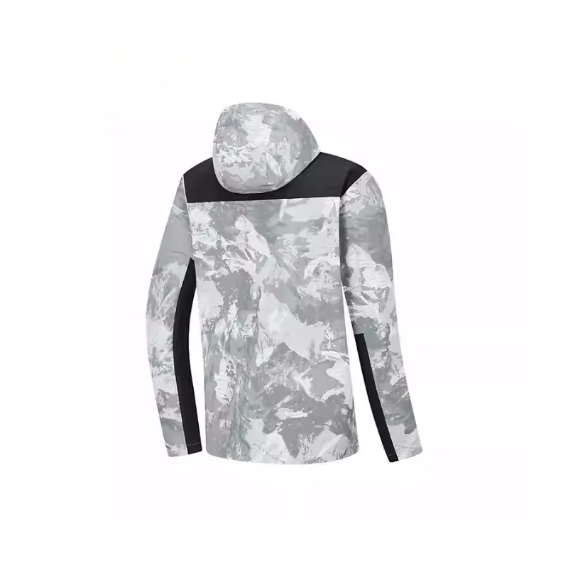 XTEP Variety Training Collection Trench Coat Men's Light Moss Gray/Jet Black-1