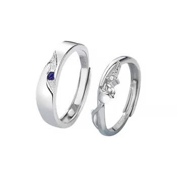 Chongqing Gold Store S999 Fine Silver Rings Unisex