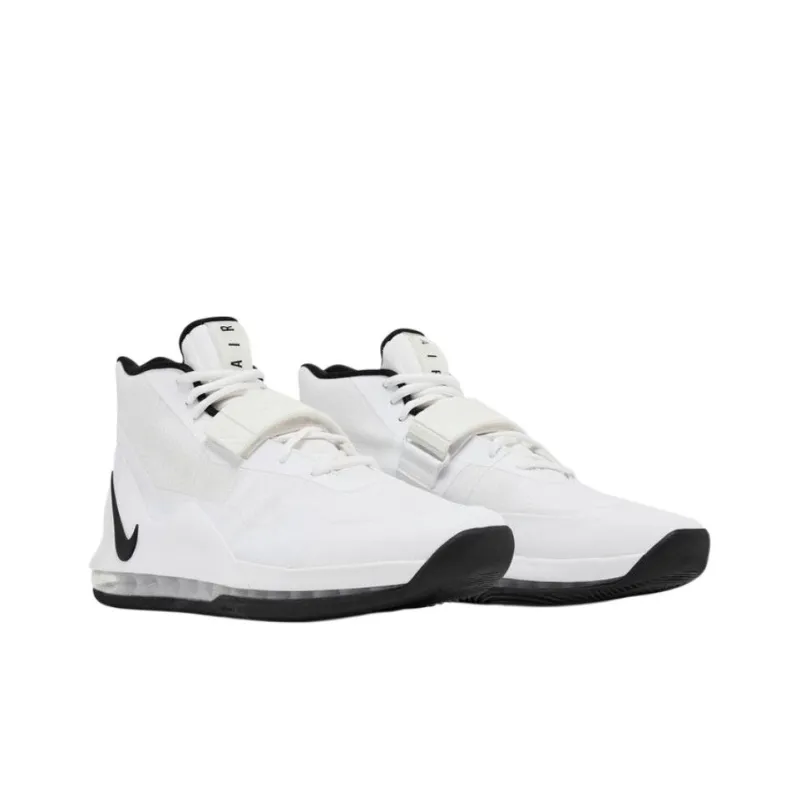 Nike Air Force Ma Anti Slip Wear Resistant High Top Basketball Shoes Men's White-2