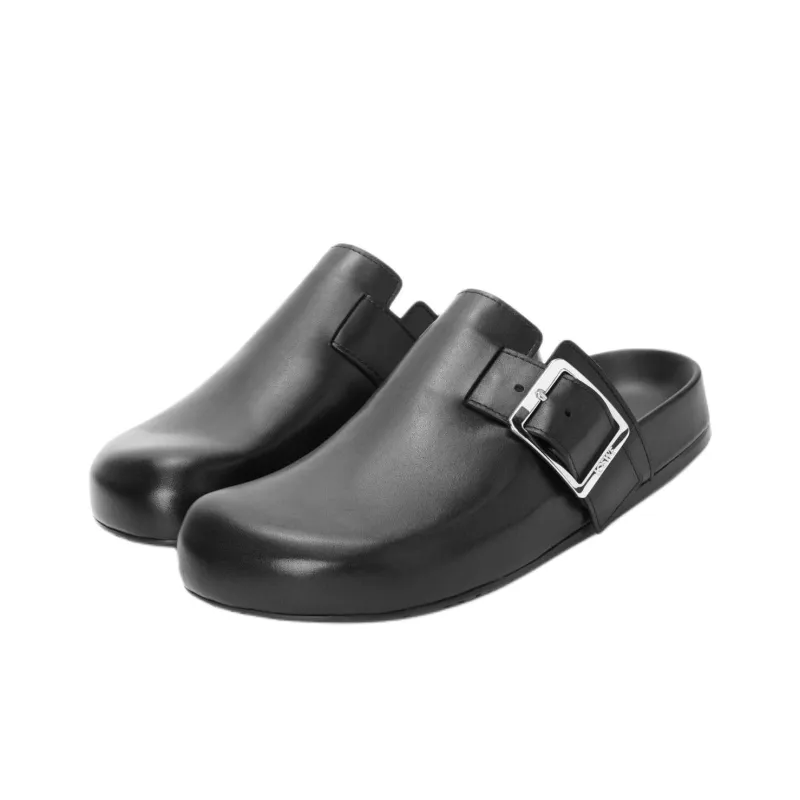 LOEWE Closed Toe Slippers Men's Black-2