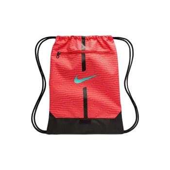 Nike Academy Polyester Backpack Regular Unisex Red & Black & Aurora Green