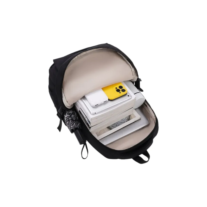 Warrior Nylon Backpack Unisex White/Black-2