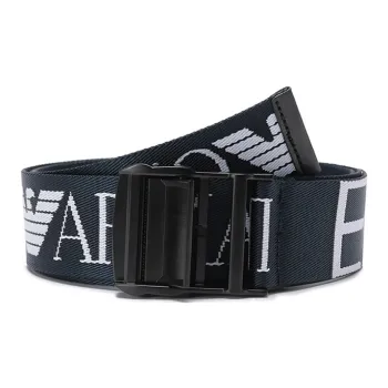 EMPORIO ARMANI Fabric Belt Men's Blue 3.8cm