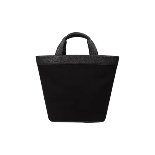 NOTHING WRITTEN Cotton Tote Bag, Shopping Bag, Handbag Trumpets Women's Black