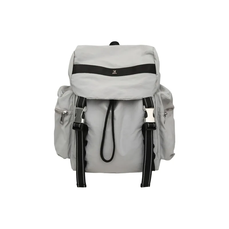 GOBLIN SHARKS 1759 Nylon Backpack Regular Unisex Coffee/Black/Gray/Orange Red/Army Green-14