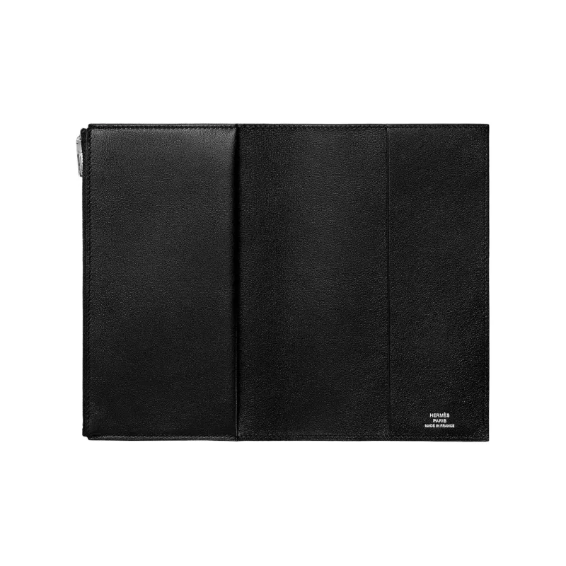 HERMES Swift Calfskin Laptop Computer And Accessories Storage Bag Small Size Unisex 89 Noir Black-1