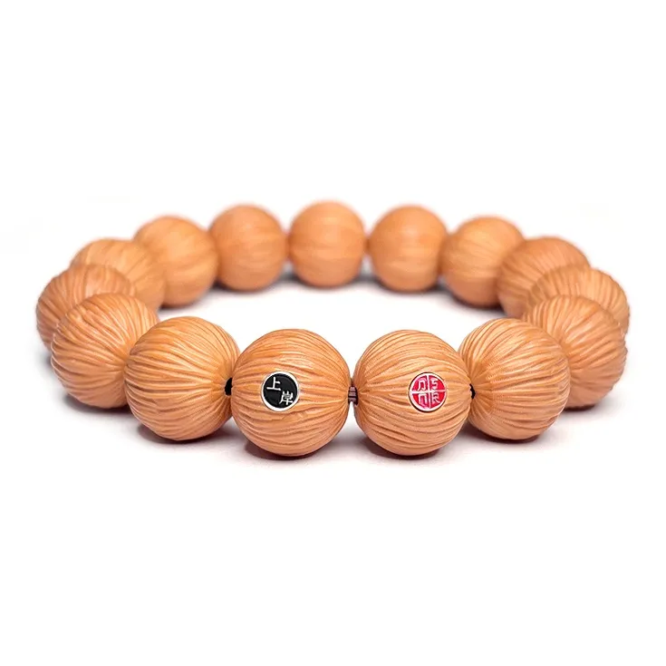 MOUNTAINS AND MANS Monkey Head Walnut New Chinese Style Good Luck Beaded Bracelet Men's-3