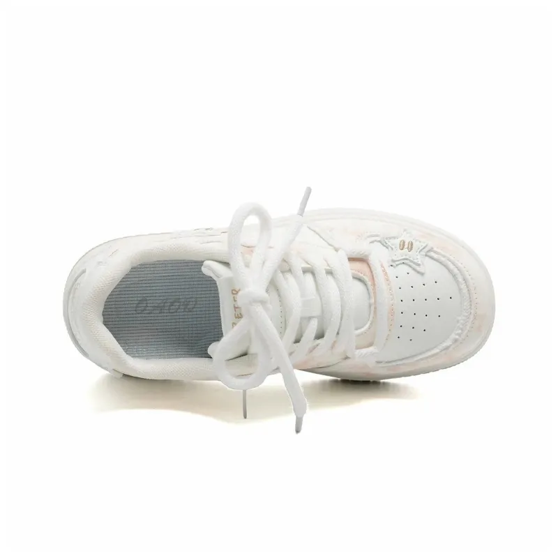 OAOQ Wear-Resistant Lightweight Height Increasing Low-Top Skateboard Shoes Unisex-9