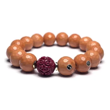 MOUNTAINS AND MANS Monkey Head Walnut Bracelets Men's