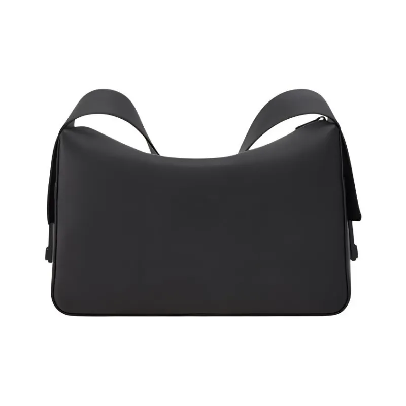 FERRAGAMO Calfskin Shoulder Bag Men's Black-2
