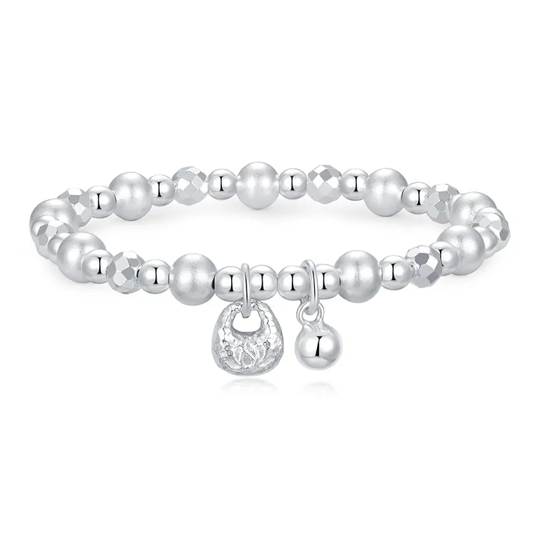 JINLIUFUJIXIANG S999 Fine Silver Bracelets Women's-1