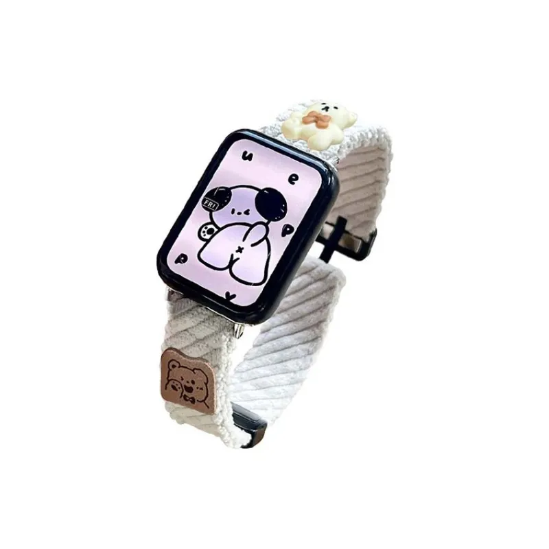 Mr. Strap Xiaomi Compatibility Watch Band 145~210mm Corduroy Material-3
