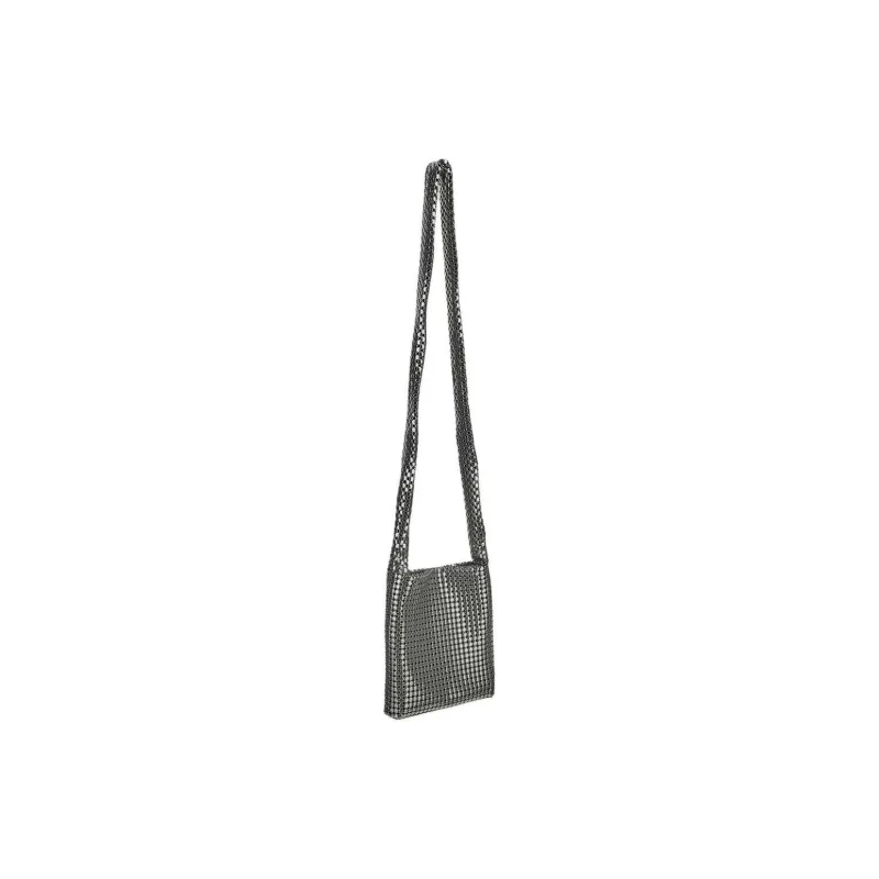 Paco Rabanne Aluminum Crossbody Bag Shoulder Bag Women's Silver-2