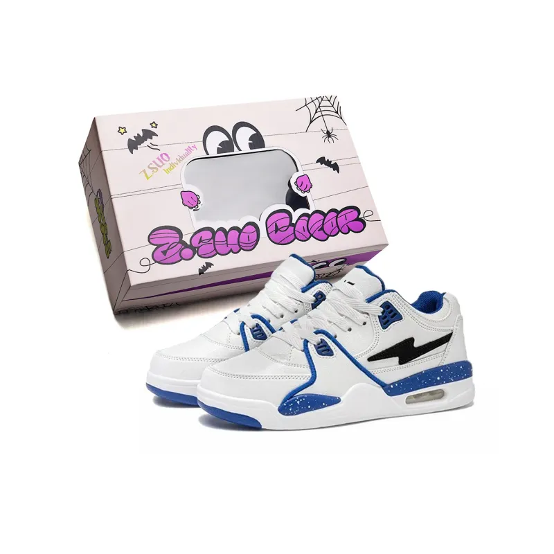 Z.SUO Slip-Resistant Lightweight Breathable Height Increasing Low-Top Skateboard Shoes Unisex-37