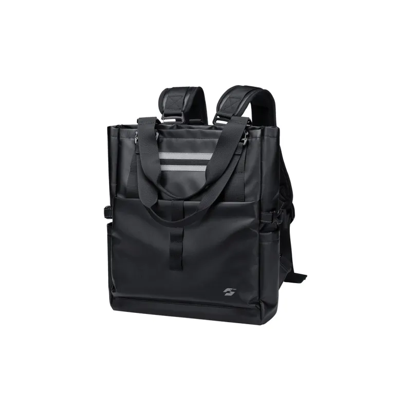 GOLF Fabric Multifunctional Backpack Regular Men's Black/Grey & White & Black-2