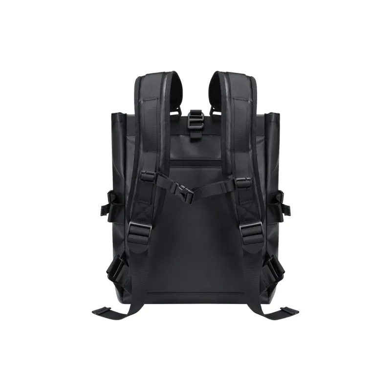 GOLF Fabric Multifunctional Backpack Regular Men's Black/Grey & White & Black-4