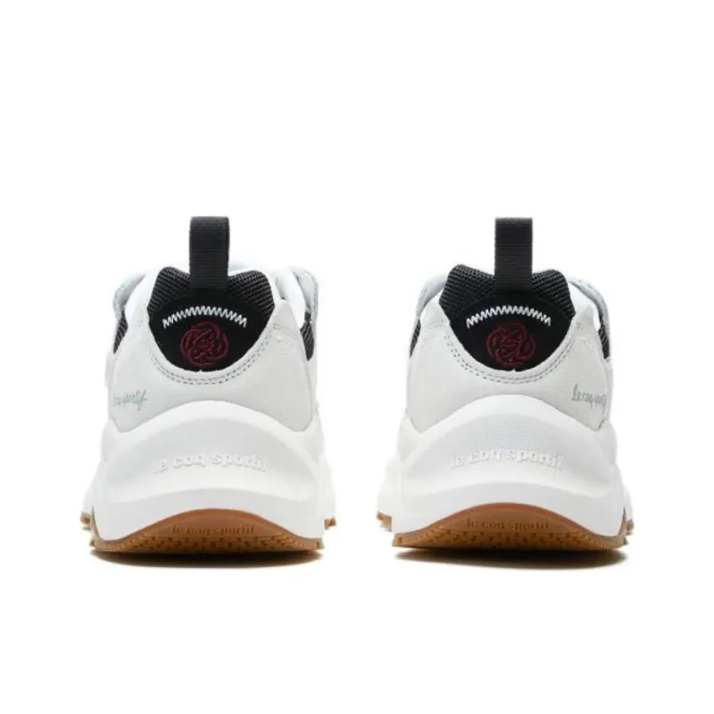 Le Coq Sportif Anti-Slip Wear-Resistant Low-Top Casual Shoes Women's White Red-3