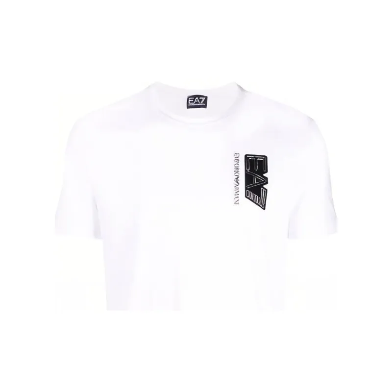 EMPORIO ARMANI EA7 T Shirts Men White-4