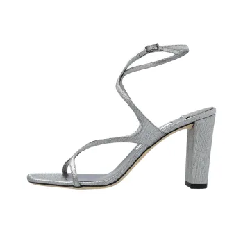 Jimmy Choo Azie Strap Sandals 8.5cm Women's Silver