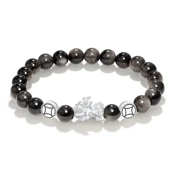 Jodie&Kevin Obsidian Bracelets Unisex