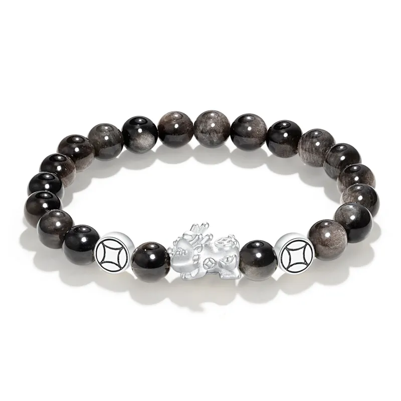 Jodie&Kevin Obsidian Bracelets Unisex-0
