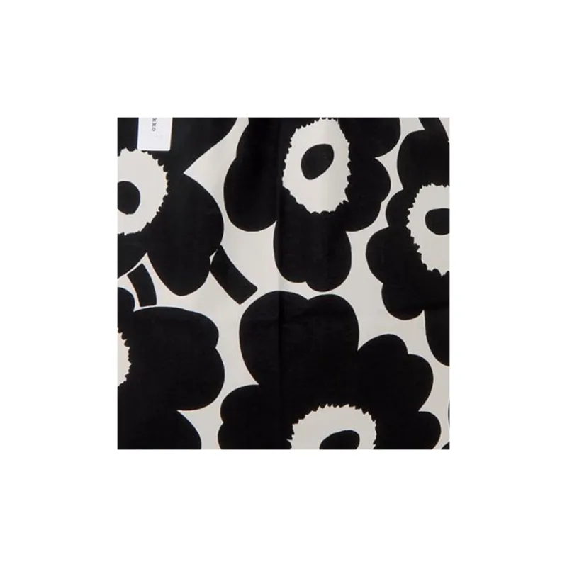Marimekko Cotton Handbag, Shoulder Bag Women's Black & White-4