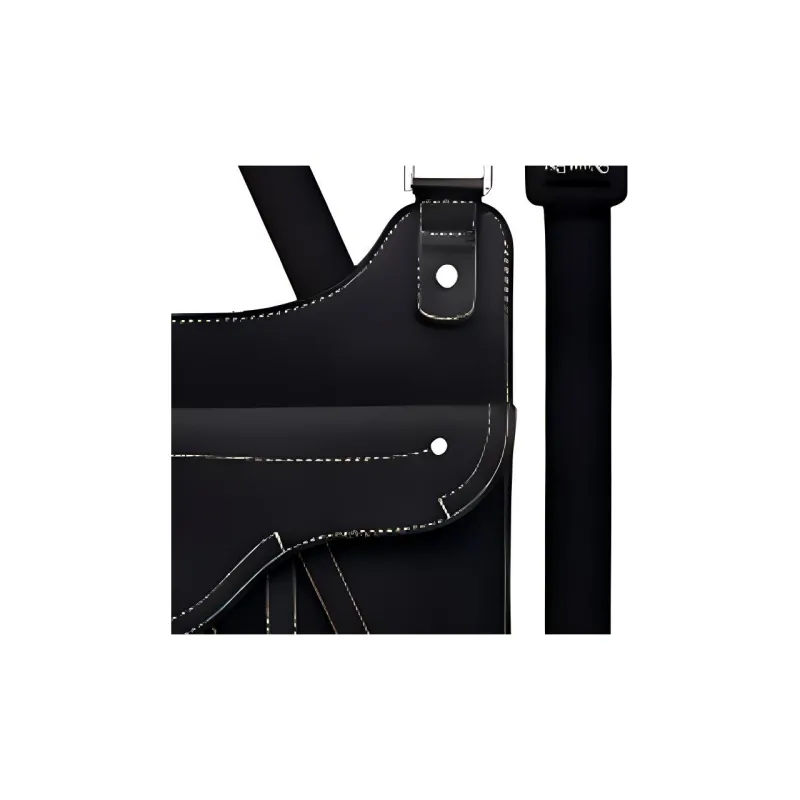 DIOR Shawn Collaboration Cow Leather Fanny Pack Sling Bag Shoulder Bag Crossbody Bag Unisex Black-2