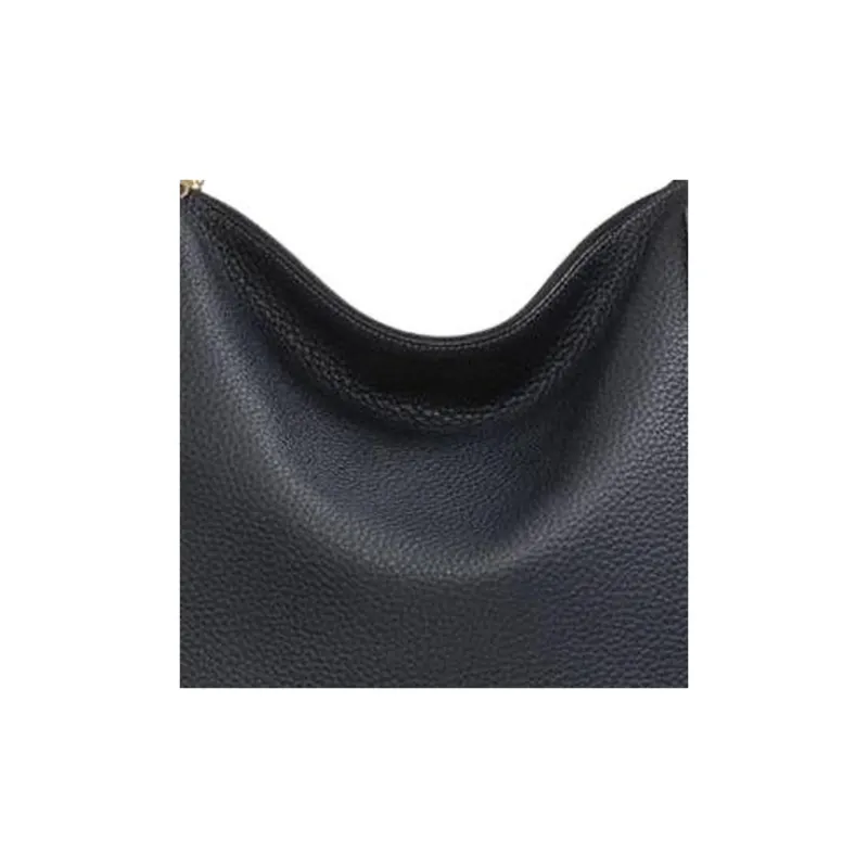 COACH Shay Soft Grained Leather With Suede Accents Handbag Shoulder Bag Crossbody Bag Large Size Women's Black-1