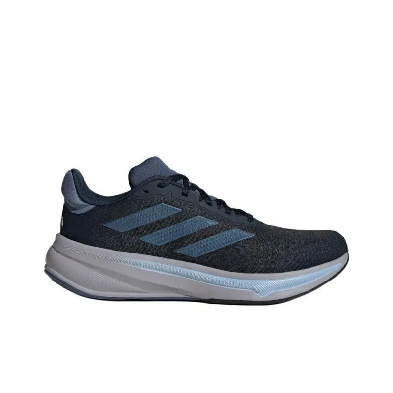 Adidas Response Super Anti Slip Wear Resistant Low Top Casual Running Shoes Men's Black Blue-1