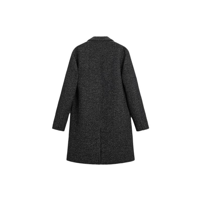 ZARA Coats Men Gray-1