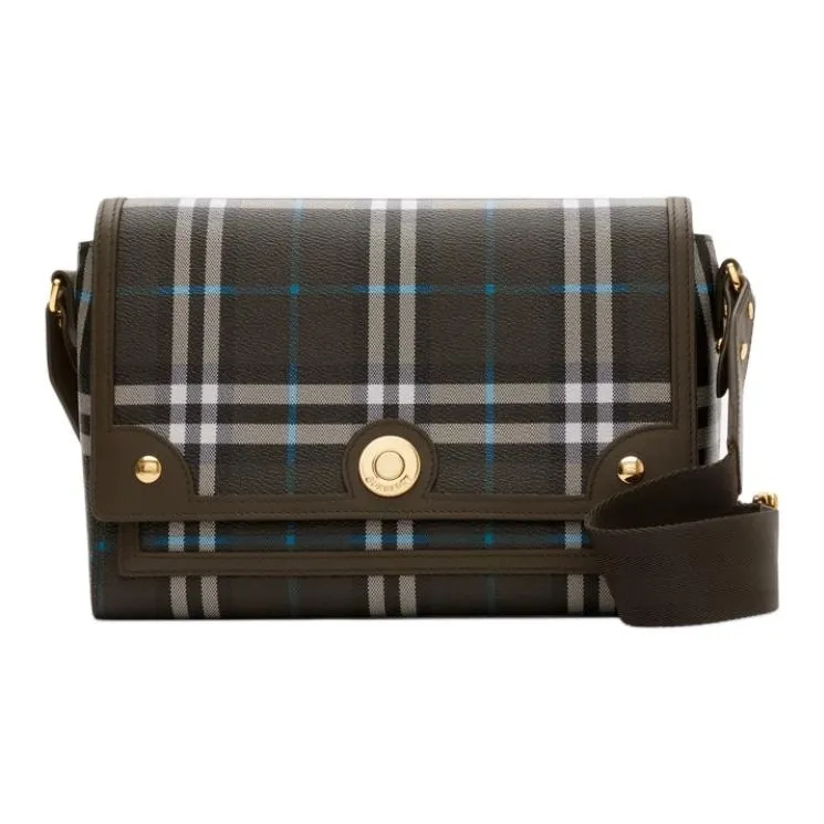 Burberry Polyurethane Shoulder Bag Women's Brown-0